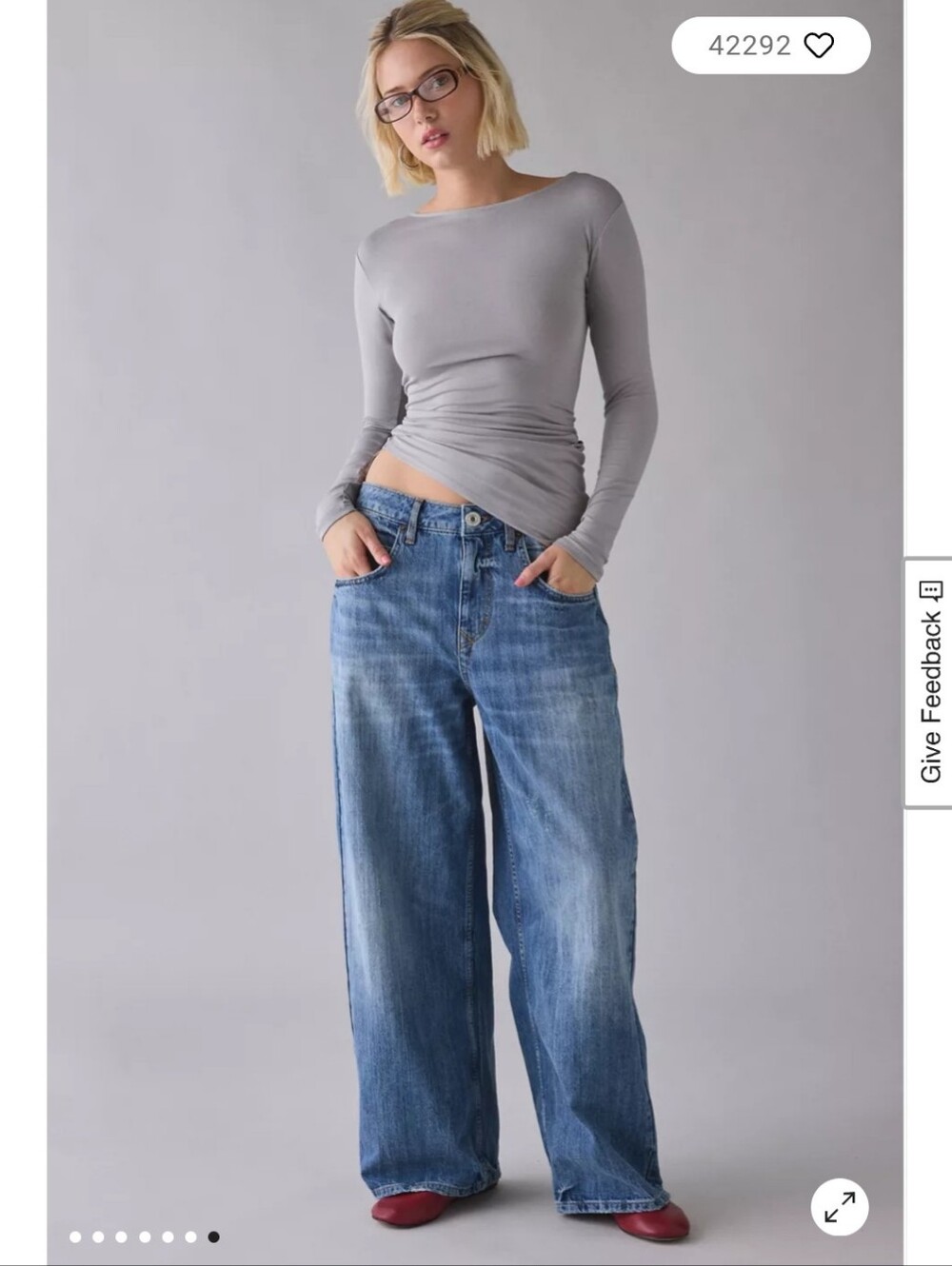 Urban Outfitters BDG NWTs Jaya Baggy Wide Leg Jeans